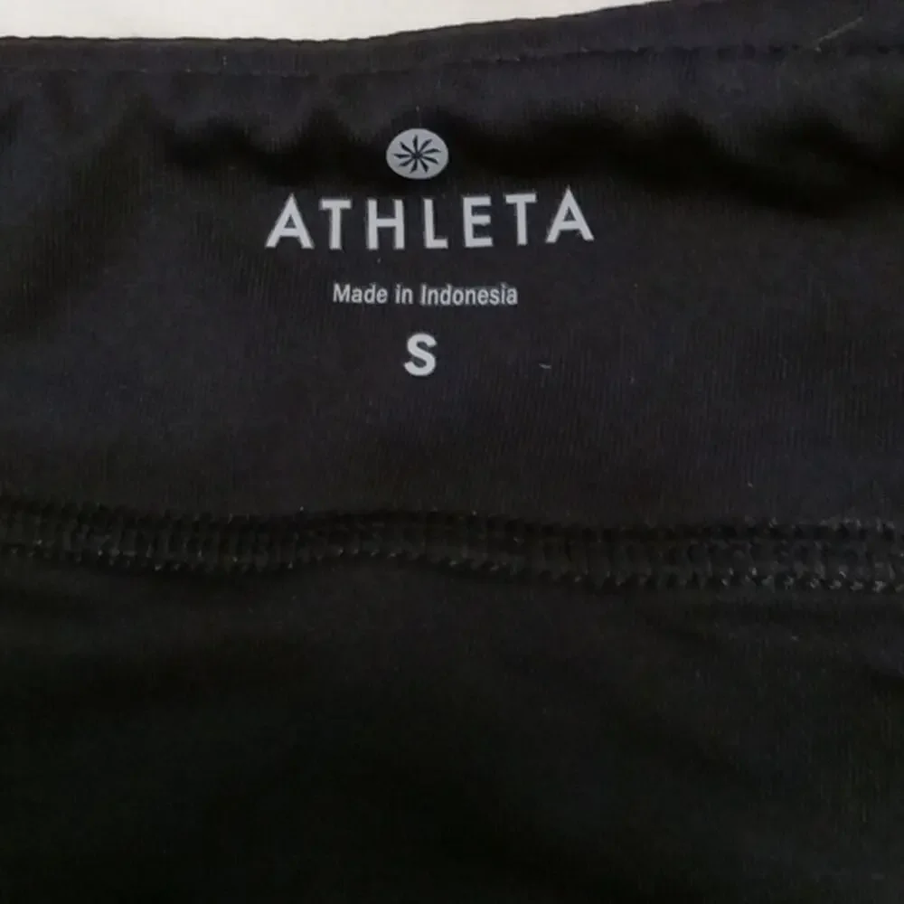 Athleta Black Athletic Shorts with Lightweight Fabric and Wide Elastic Waistband